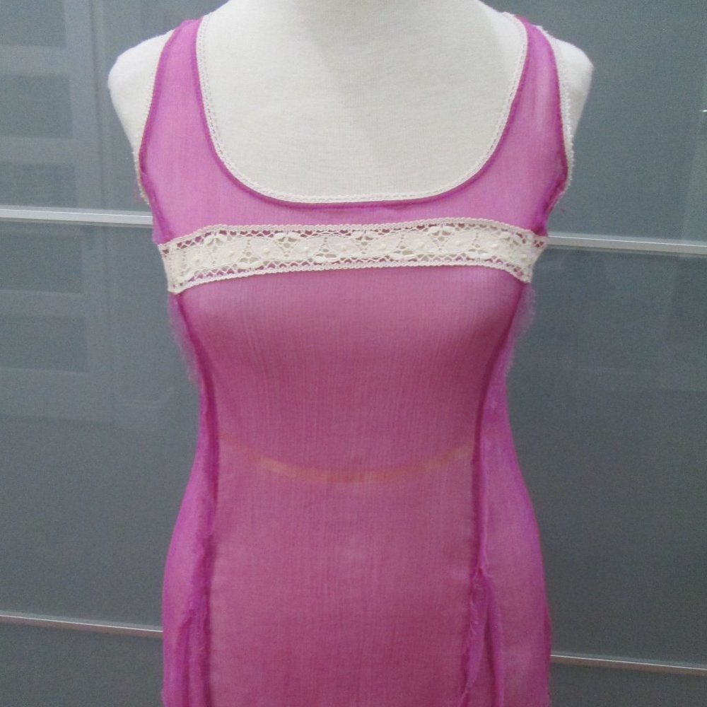 JOHNNY WAS For Love & Liberty Silk Sheer Tank Top